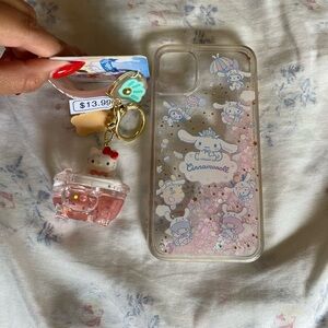 Cinnomroll + Hello Kitty Keychain